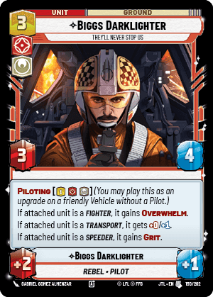 ⟡ Biggs Darklighter, They'll Never Stop Us