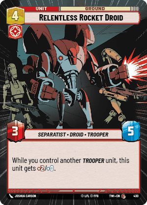 Relentless Rocket Droid