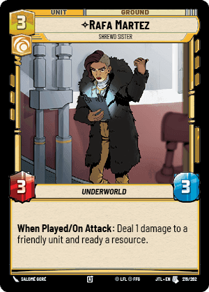 ⟡ Rafa Martez, Shrewd Sister