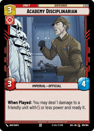 Academy Disciplinarian