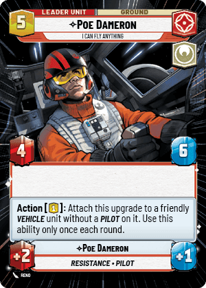 ⟡ Poe Dameron, I Can Fly Anything (back)