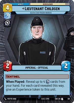 ⟡ Lieutenant Childsen, Death Star Prison Warden