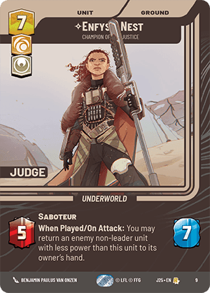 ⟡ Enfys Nest, Champion of Justice