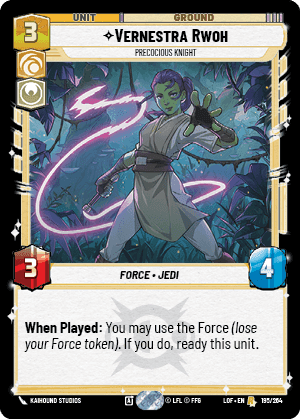 ⟡ Vernestra Rwoh, Precocious Knight