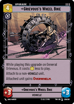 ⟡ Grievous's Wheel Bike