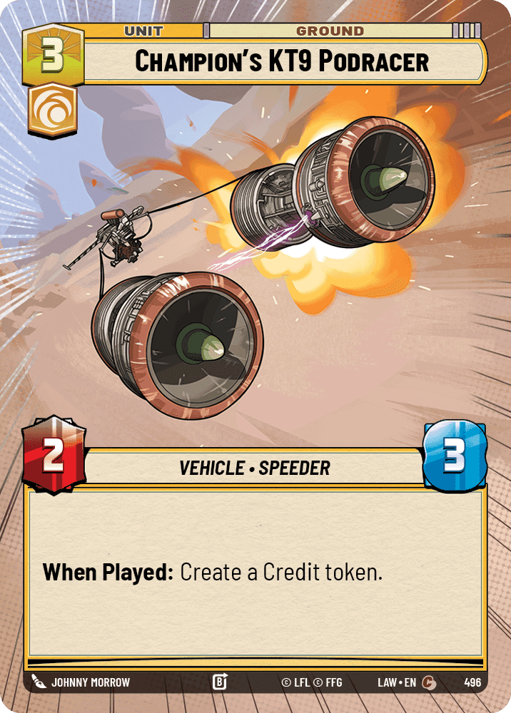 Champion's KT9 Podracer