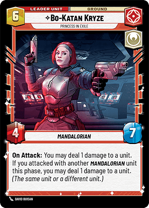 ⟡ Bo-Katan Kryze, Princess in Exile (back)