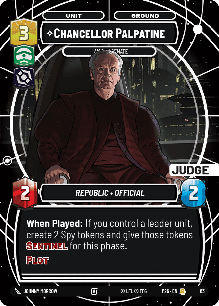 ⟡ Chancellor Palpatine, I Am the Senate