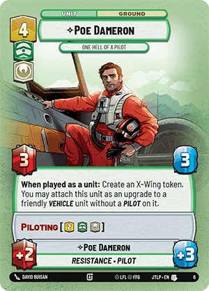 ⟡ Poe Dameron, One Hell of a Pilot