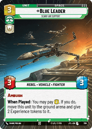 ⟡ Blue Leader, Scarif Air Support