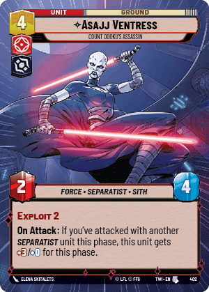 ⟡ Asajj Ventress, Count Dooku's Assassin