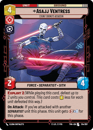 ⟡ Asajj Ventress, Count Dooku's Assassin