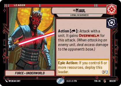 ⟡ Maul, A Rival in Darkness
