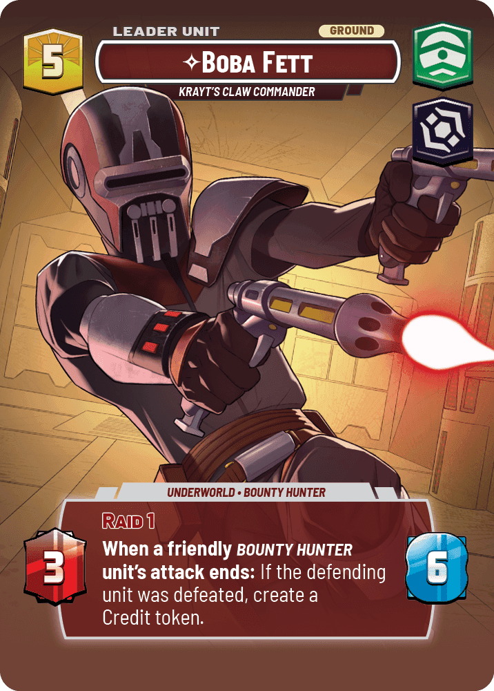 ⟡ Boba Fett, Krayt's Claw Commander (back)