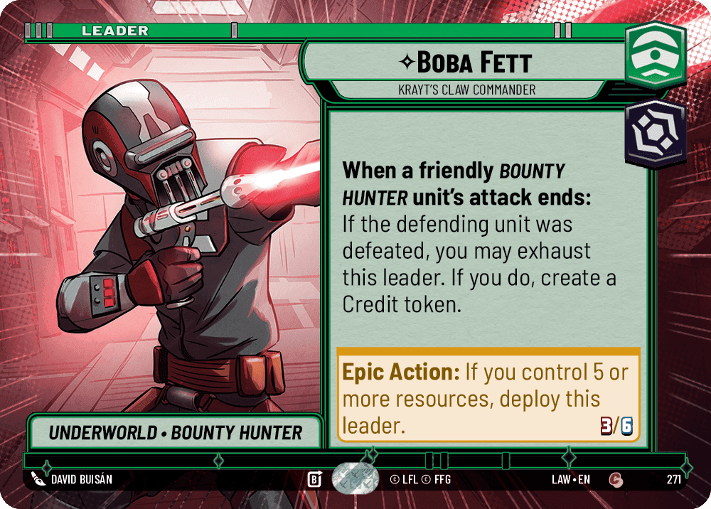 ⟡ Boba Fett, Krayt's Claw Commander