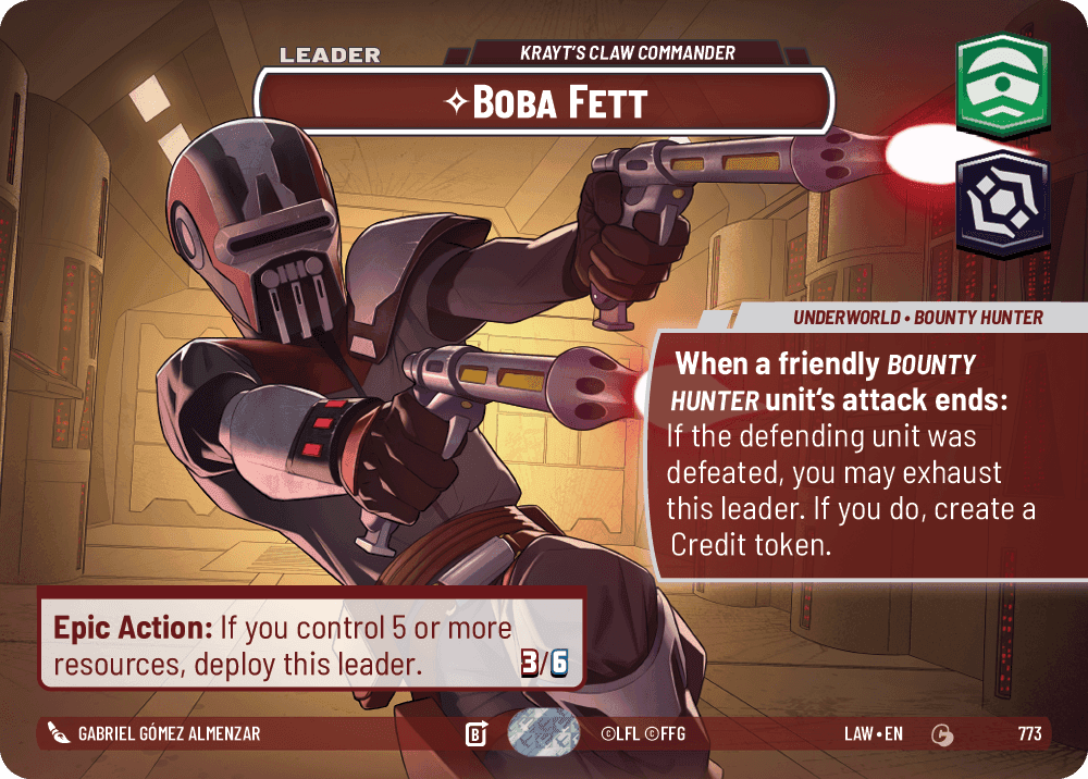⟡ Boba Fett, Krayt's Claw Commander