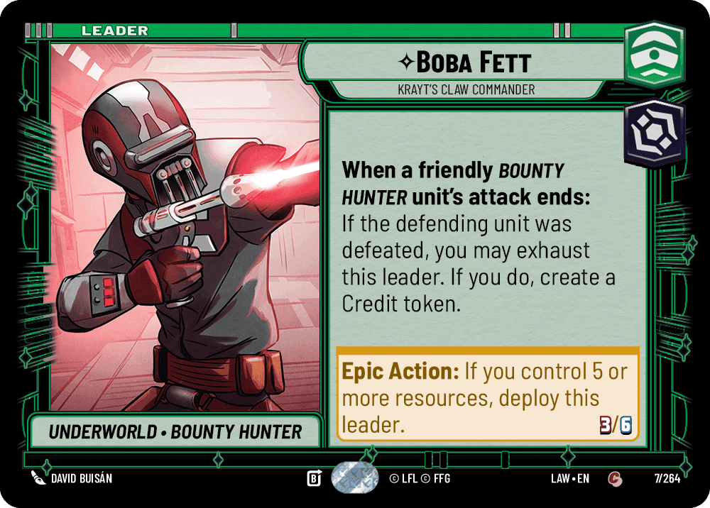 ⟡ Boba Fett, Krayt's Claw Commander