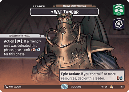 ⟡ Wat Tambor, Techno Union Foreman